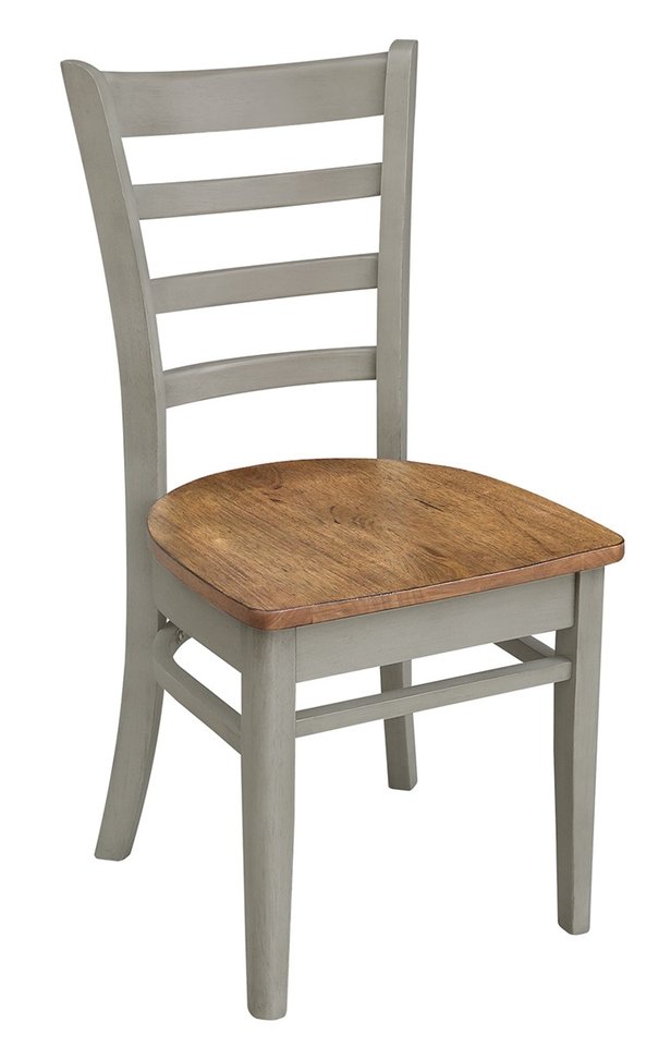 Dining Essentials - Emily Chair in Hickory & Stone (Set of 2)