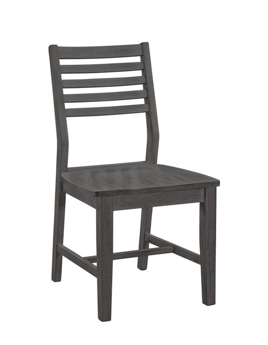 SoMa - Oblique Chair in Coal (Set of 2)