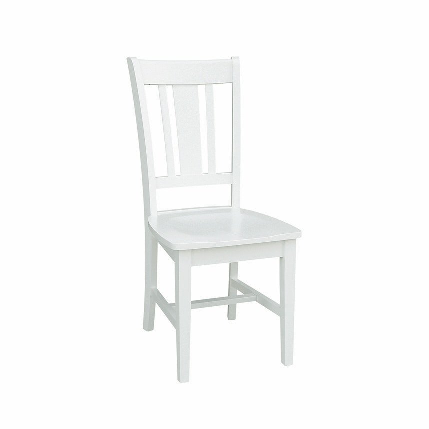 Dining Essentials - San Remo Chair in Pure White (Set of 2)