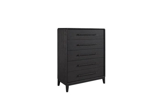 Elure - 5 Drawer Chest with Bar Pulls