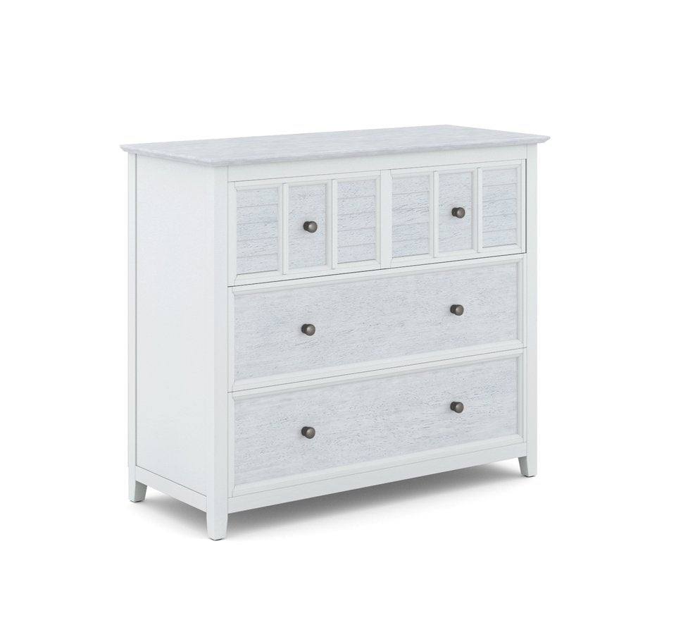 High Tide - 4 Drawer Chest in Chalk & White