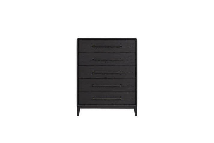 Elure - 5 Drawer Chest with Bar Pulls