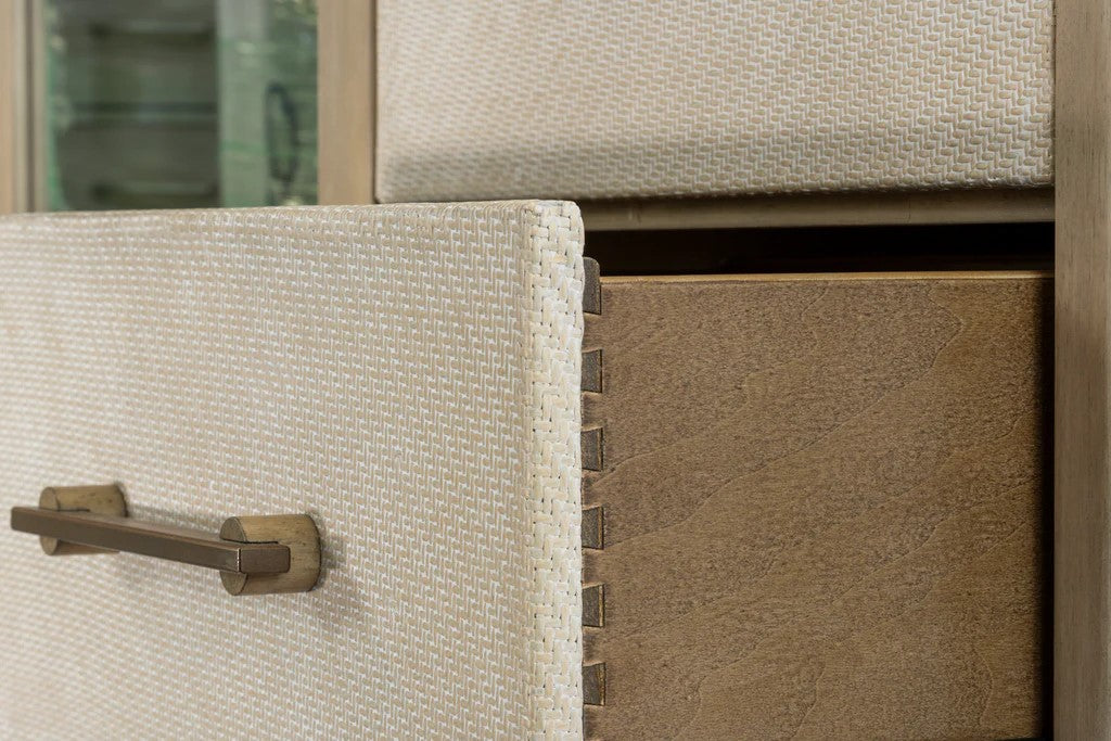 Sea Winds - Rio Vista Woven Mirrored Door Chest