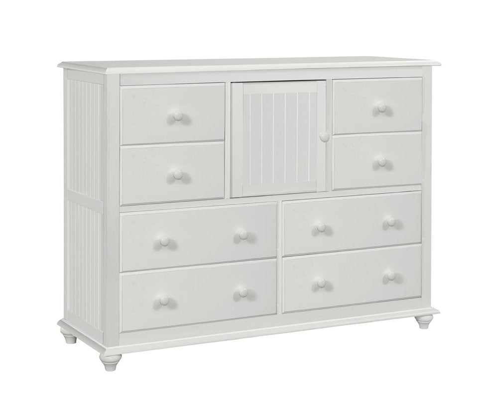Cottage - 8 Drawer/1 Door Chest in White