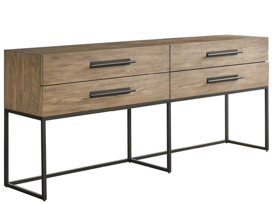 Universal - Dwell Boulder Metal Base Console