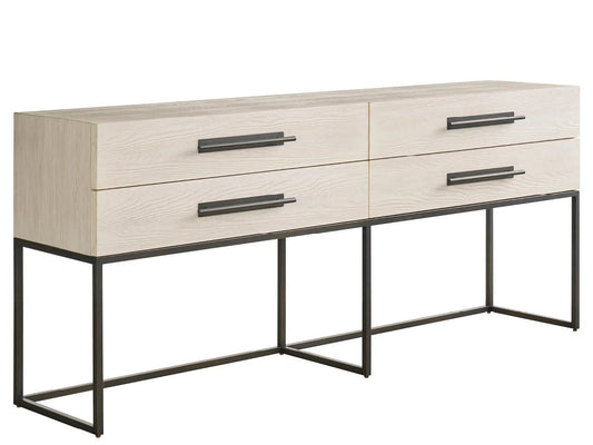 Universal - Dwell River Rock Metal Base Console