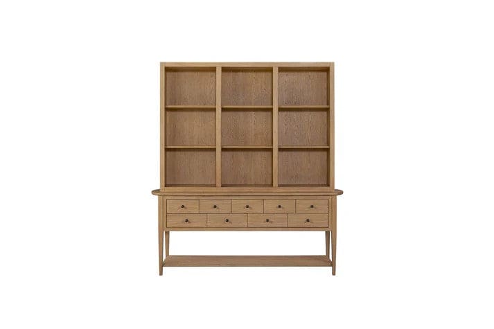 Pleasant Hill - Suede 2 Piece Credenza & Hutch