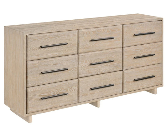 Universal - Sable & Desert-Modern Desert Nine Drawer Dresser