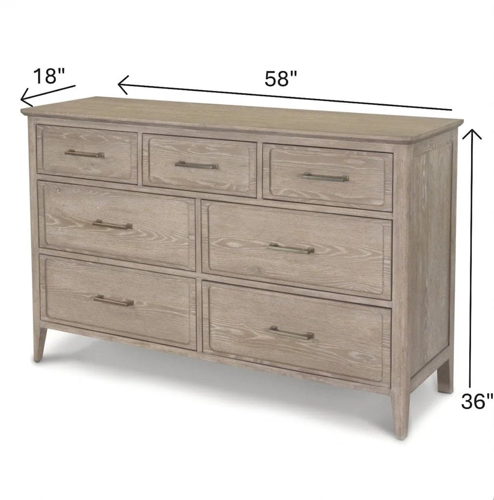 Sea Winds - Cape May 7 Drawer Dresser