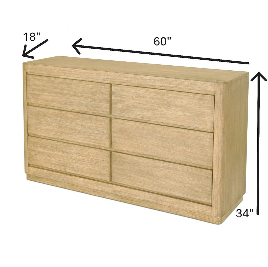Sea Winds - Hyde Park 6 Drawer Dresser