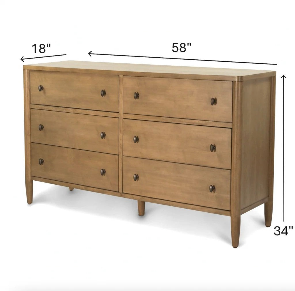Sea Winds - Chatham 6 Drawer Dresser