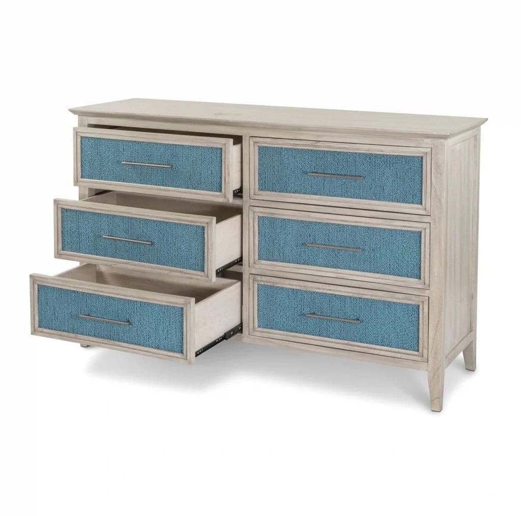 Sea Winds - Ocean Isles 6 Drawer Woven Dresser