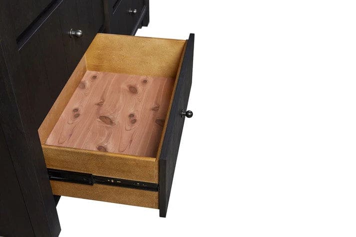 Pleasant Hill - Ebony Tall Dresser