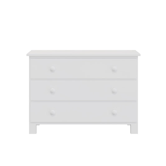 "Just White" 3-Drawer Dresser