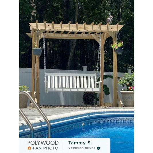 POLYWOOD Vineyard 60" Porch Swing