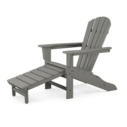 Polywood - Palm Coast Ultimate Adirondack with Hideaway Ottoman - FREE SHIPPING