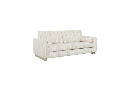 Trilogy - Oyster Loveseat with 2 Bolster Pillows
