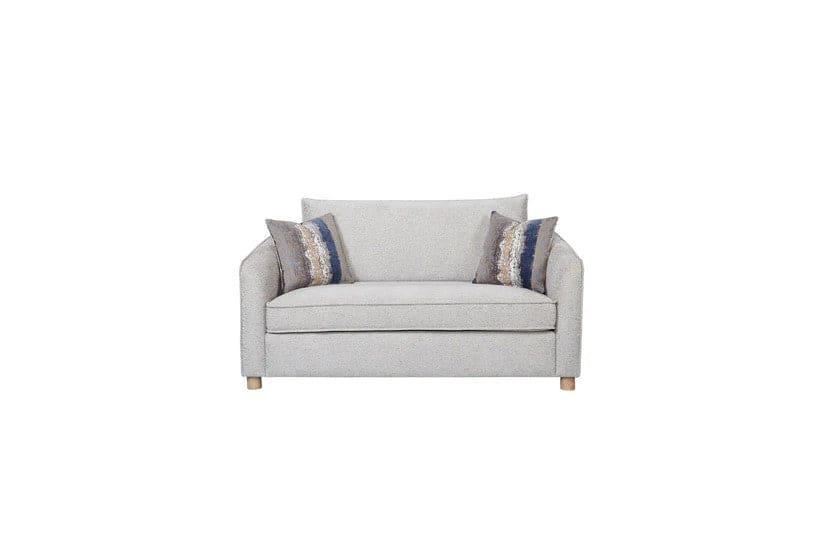 Trilogy - Sand Loveseat with 2 Down Pillows