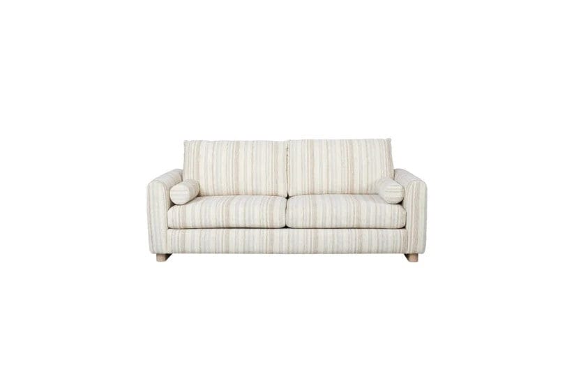 Trilogy - Oyster Loveseat with 2 Bolster Pillows