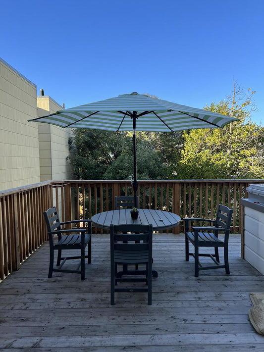 POLYWOOD La Casa Café 5-Piece Round Farmhouse Dining Set FREE SHIPPING