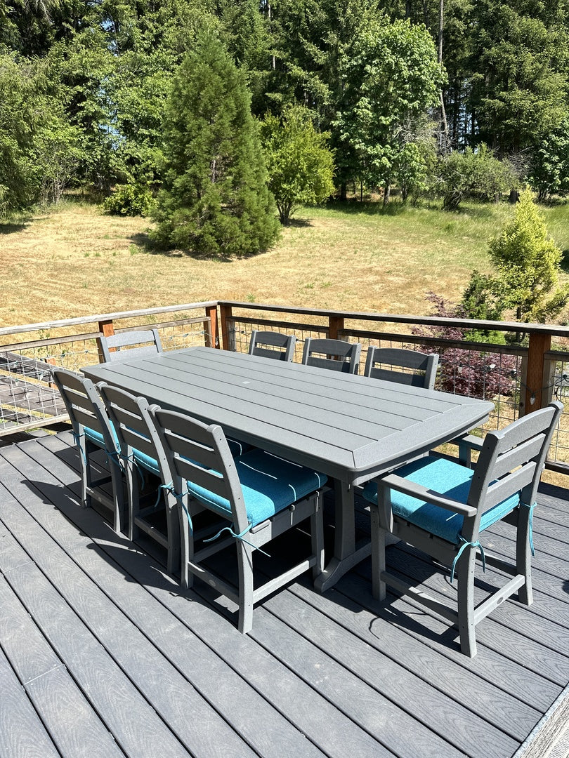 Polywood - Lakeside 9-Piece Dining Set with Trestle Legs - FREE SHIPPING