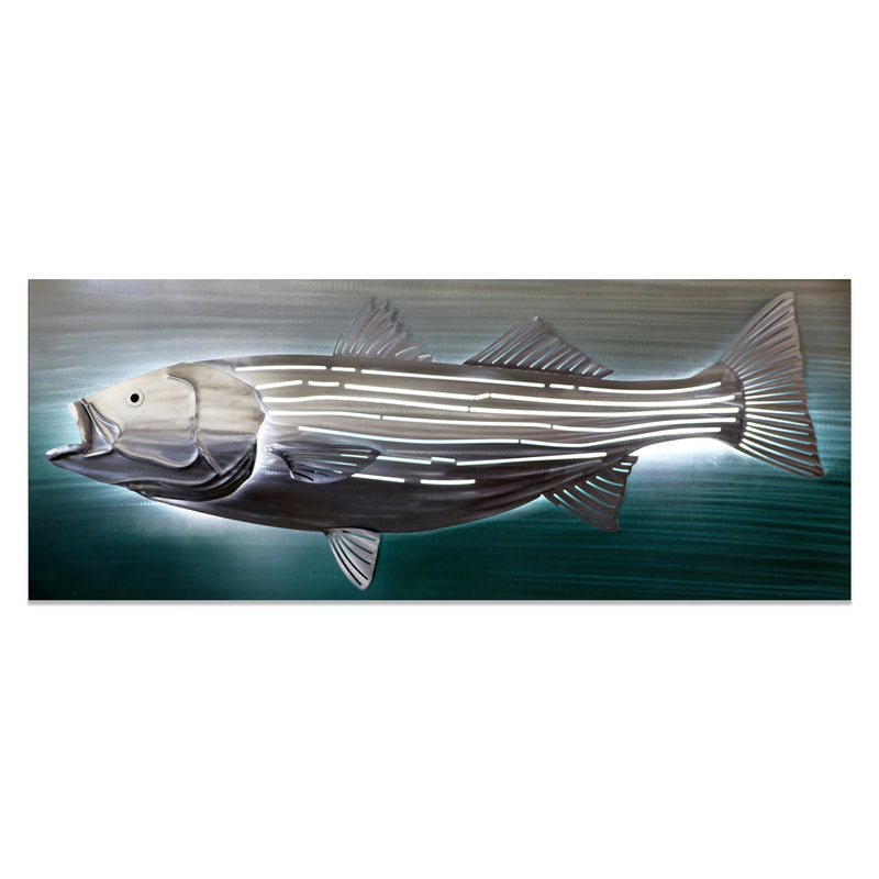 COPPER ART - STRIPED BASS (BACKLIGHT)