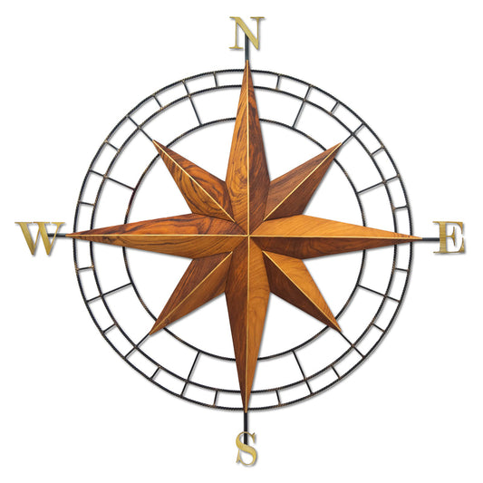 COPPER ART - COMPASS ROSE I
