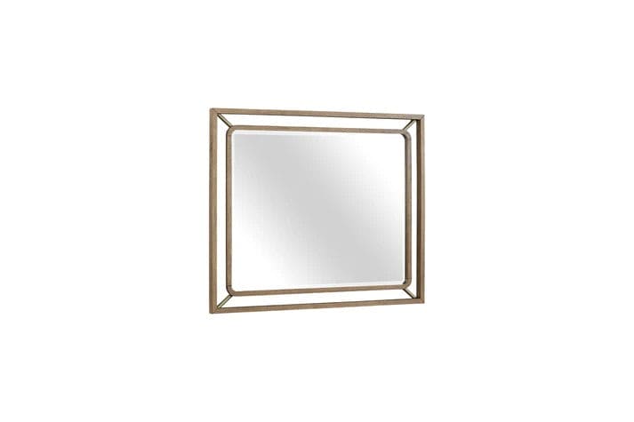 Elure - Wood & Metal Mirror