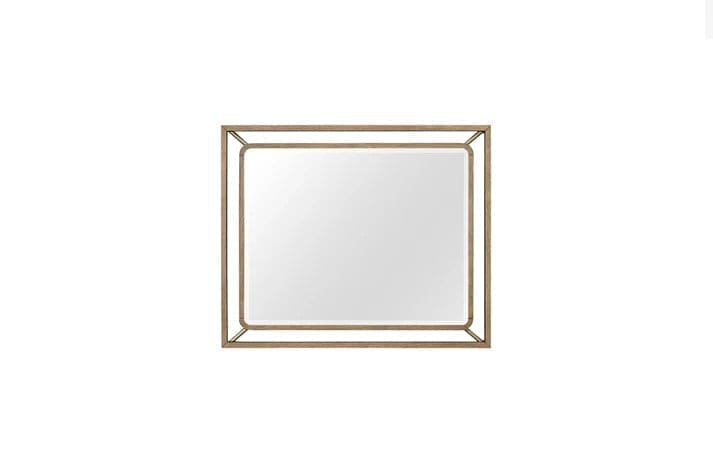 Elure - Wood & Metal Mirror