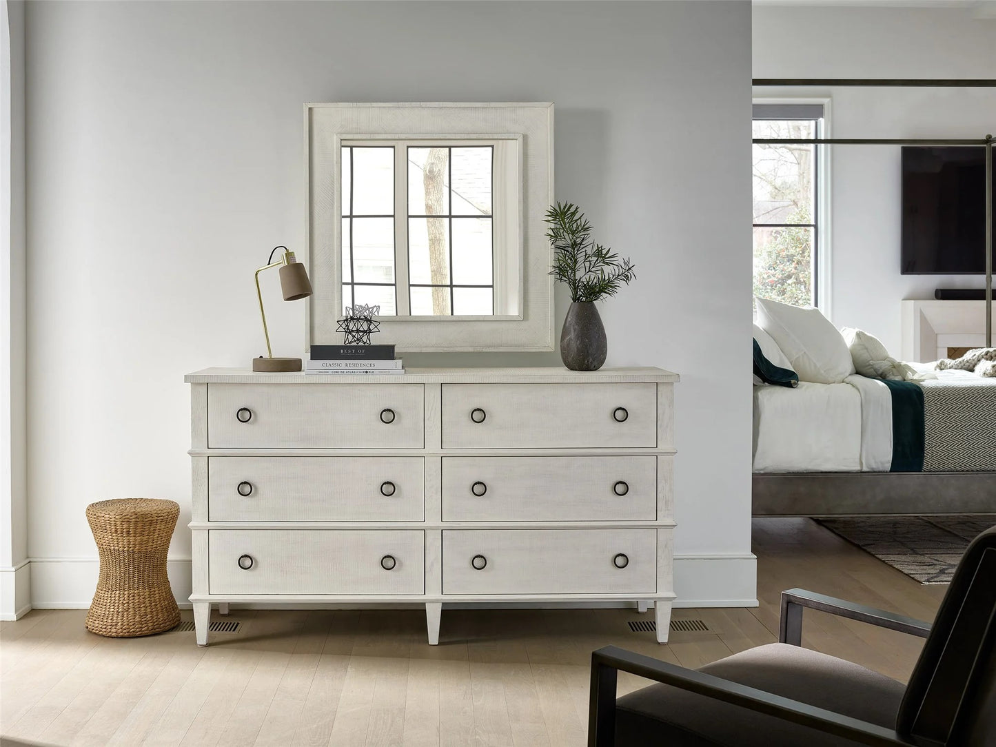 Universal - Modern Farmhouse Square Mirror