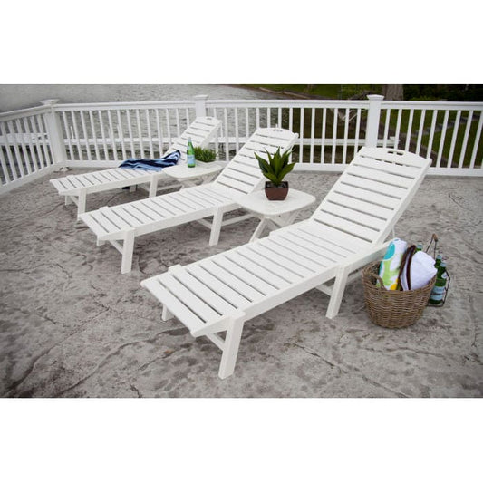 POLYWOOD Nautical Chaise FREE SHIPPING
