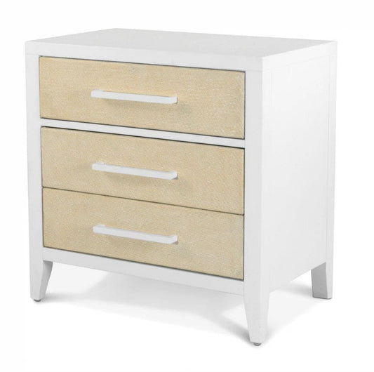 Sea Winds - Miramar Electrified 3 Drawer Woven Nightstand