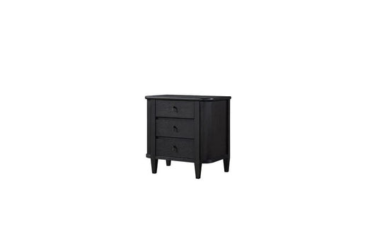 Pleasant Hill - Ebony 3 Drawer Nightstand