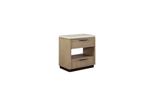 Trilogy - Toffee 2 Drawer Nightstand with Rope Drawer Fronts