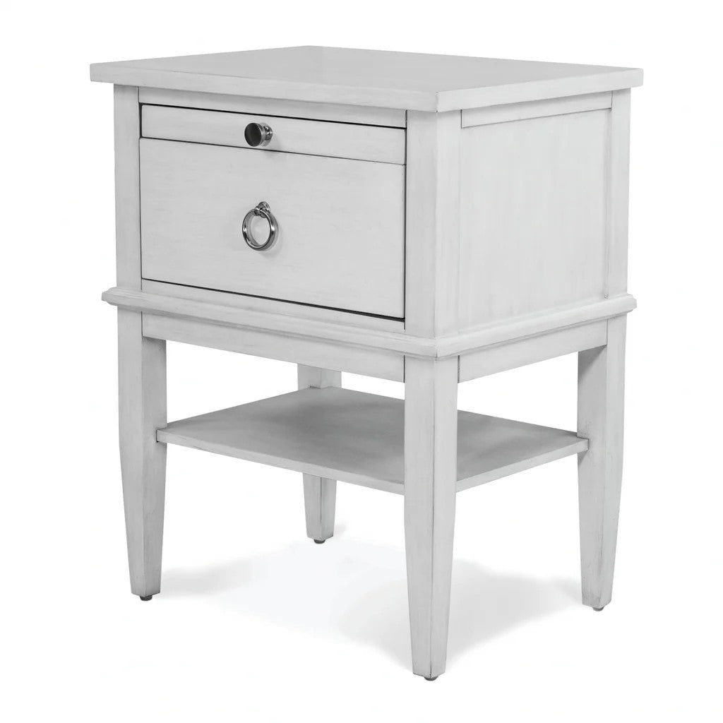 Sea Winds - Point Breeze 1 Drawer Electrified Open Nightstand
