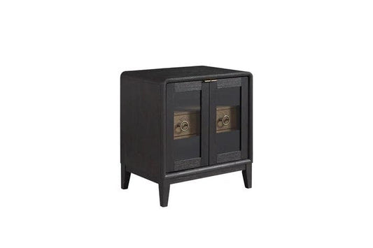 Elure - Glass Door Nightstand