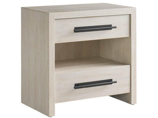 Universal - Dwell River Rock Two Drawer Nightstand