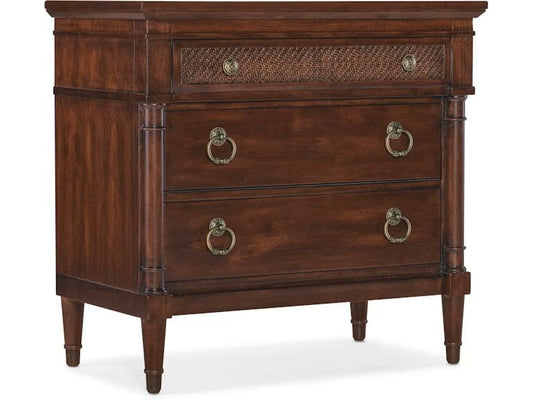 Hooker Furniture - Bedroom Charleston Three-Drawer Nightstand