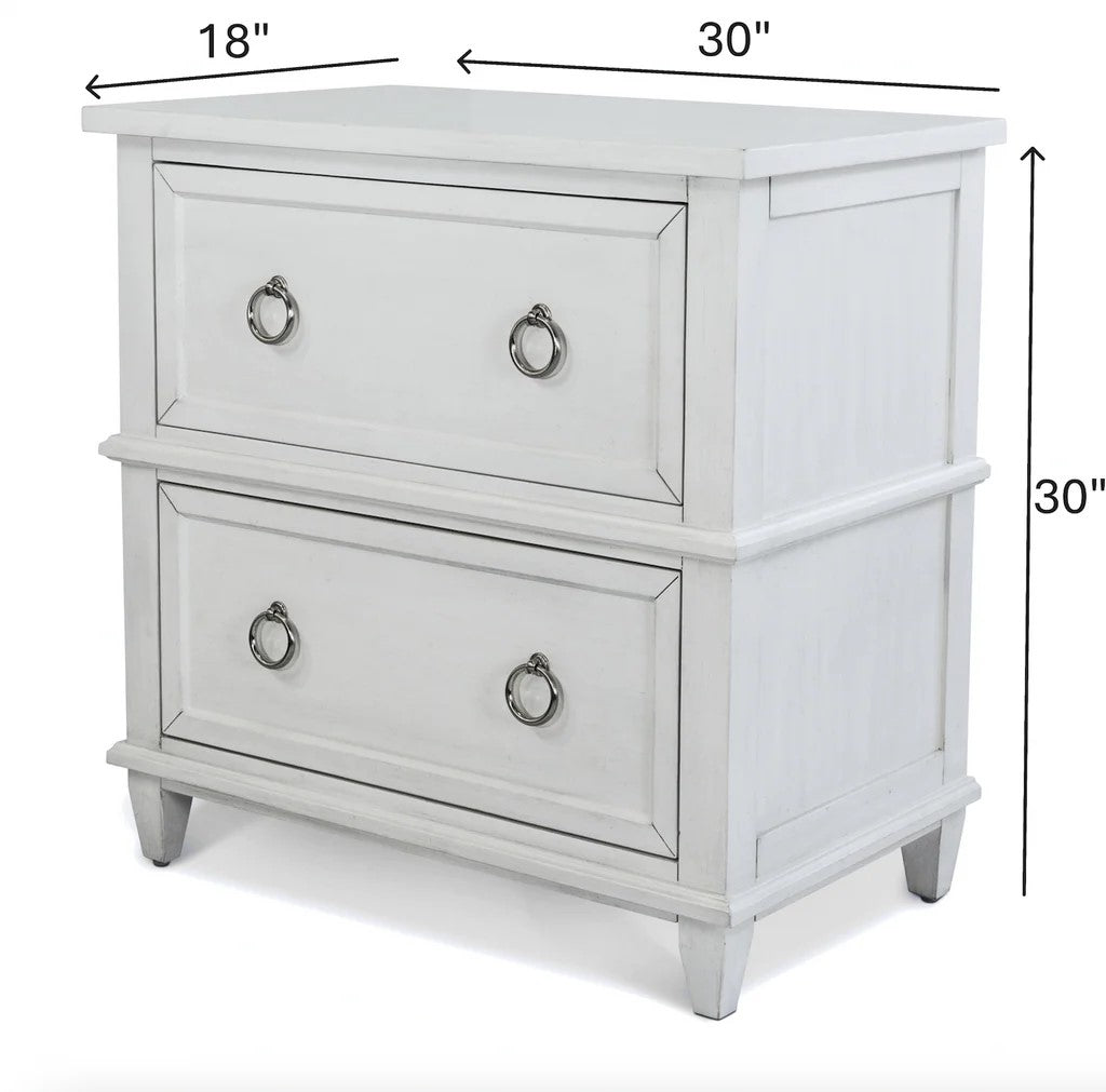 Sea Winds - Point Breeze 2 Drawer Nightstand w/ Power & USB A+C