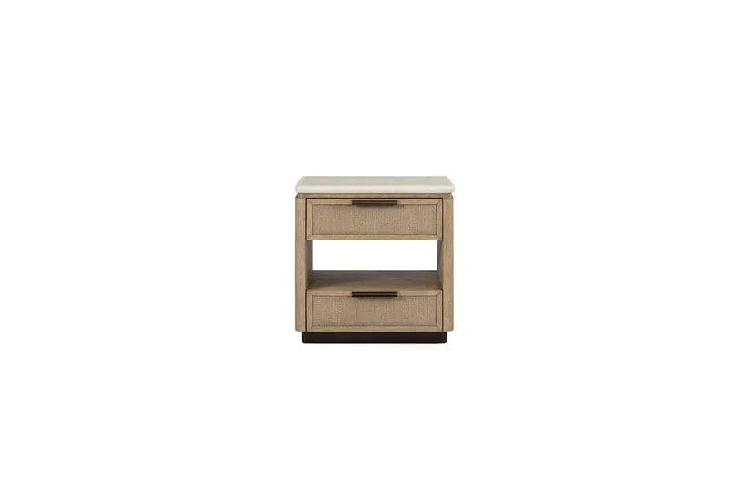 Trilogy - Toffee 2 Drawer Nightstand with Rope Drawer Fronts