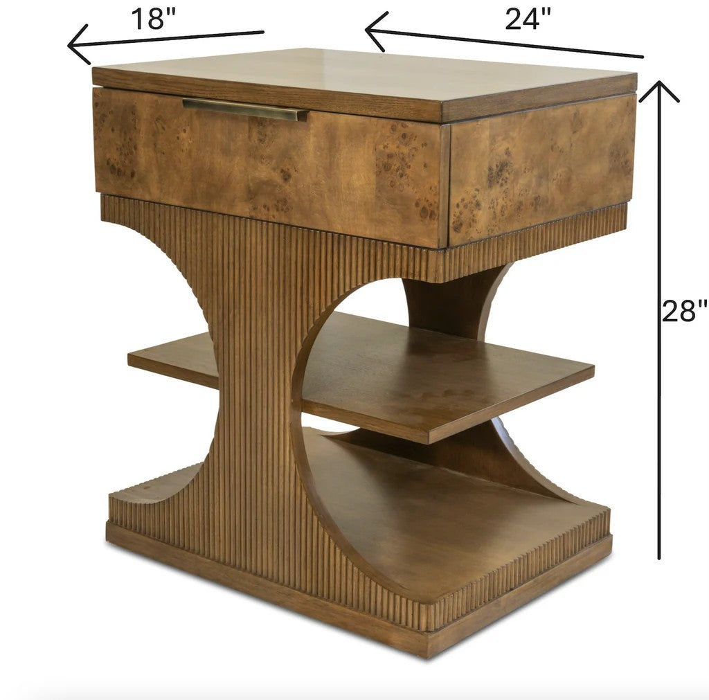 Sea Winds - Manhattan Valley 1 Drawer Accent Nightstand