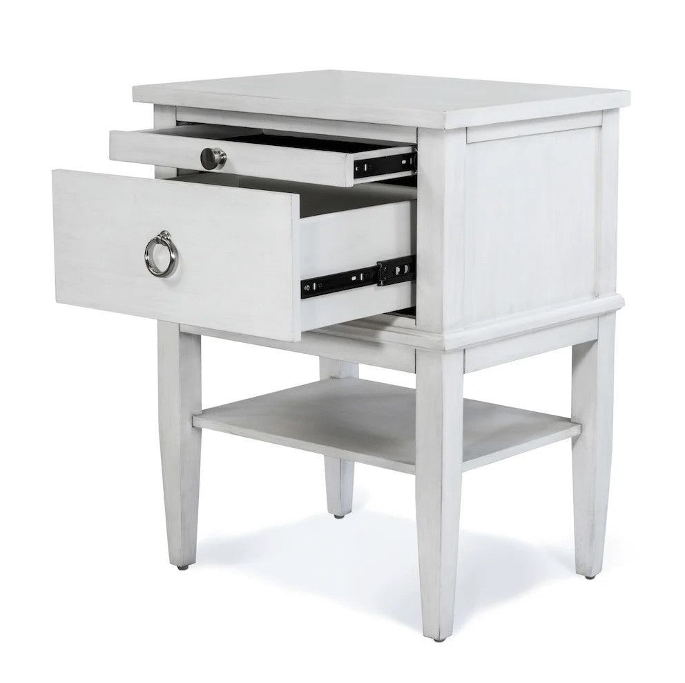 Sea Winds - Point Breeze 1 Drawer Electrified Open Nightstand