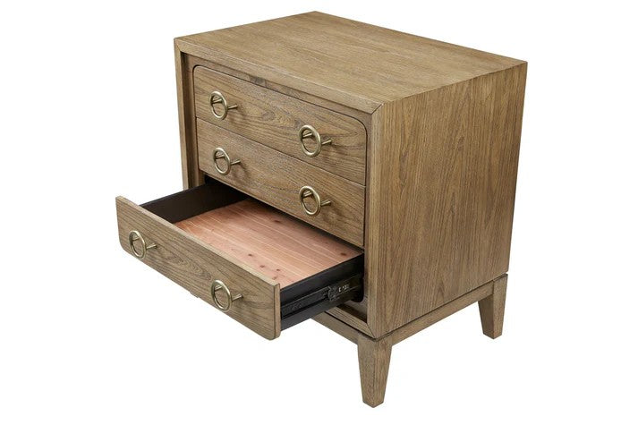Elure - 3 Drawer Nightstand