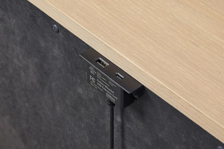 Pleasant Hill - Suede & Ivory Nightstand