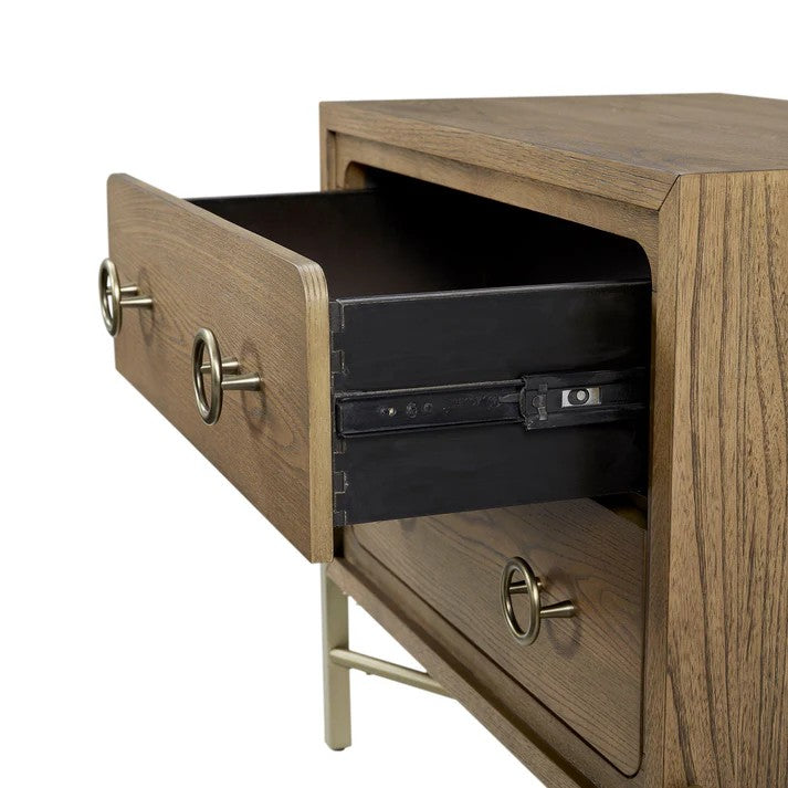 Elure - 2 Drawer Nightstand