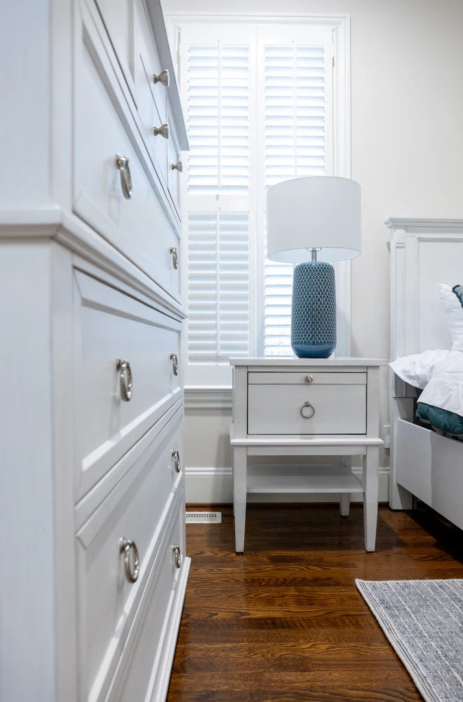 Sea Winds - Point Breeze 1 Drawer Electrified Open Nightstand
