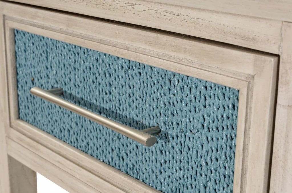 Sea Winds - Ocean Isles 1 Drawer Woven Nightstand w/ Power & USB A+C