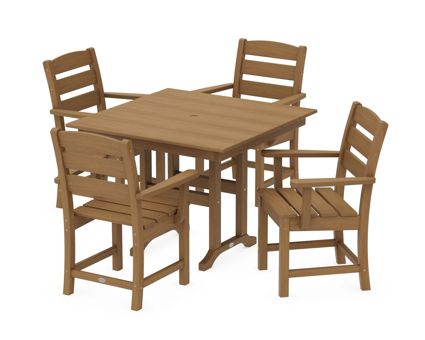 Polywood - Lakeside 5-Piece Farmhouse Dining Set - FREE SHIPPING