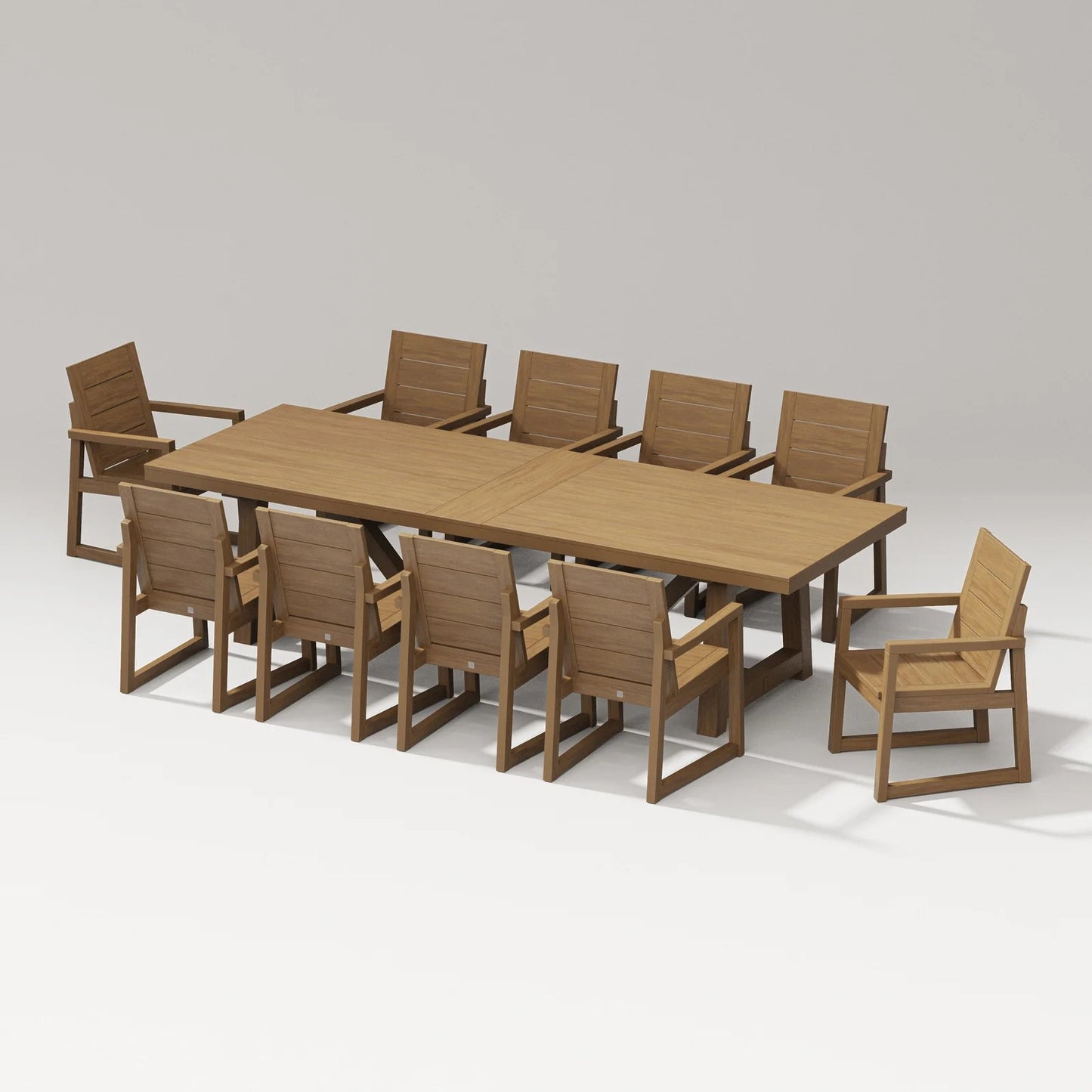Polywood - Elevate 11-Piece A-Frame Table Dining Set - FREE SHIPPING