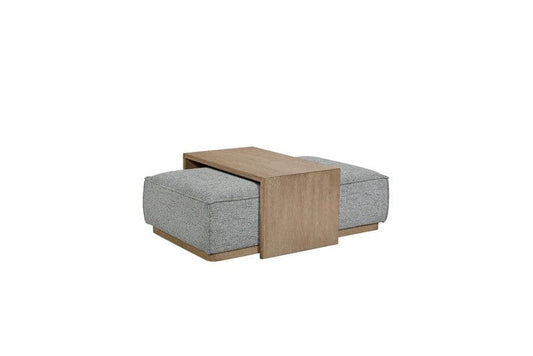 Trilogy - Blue Ottoman & Tray Tables